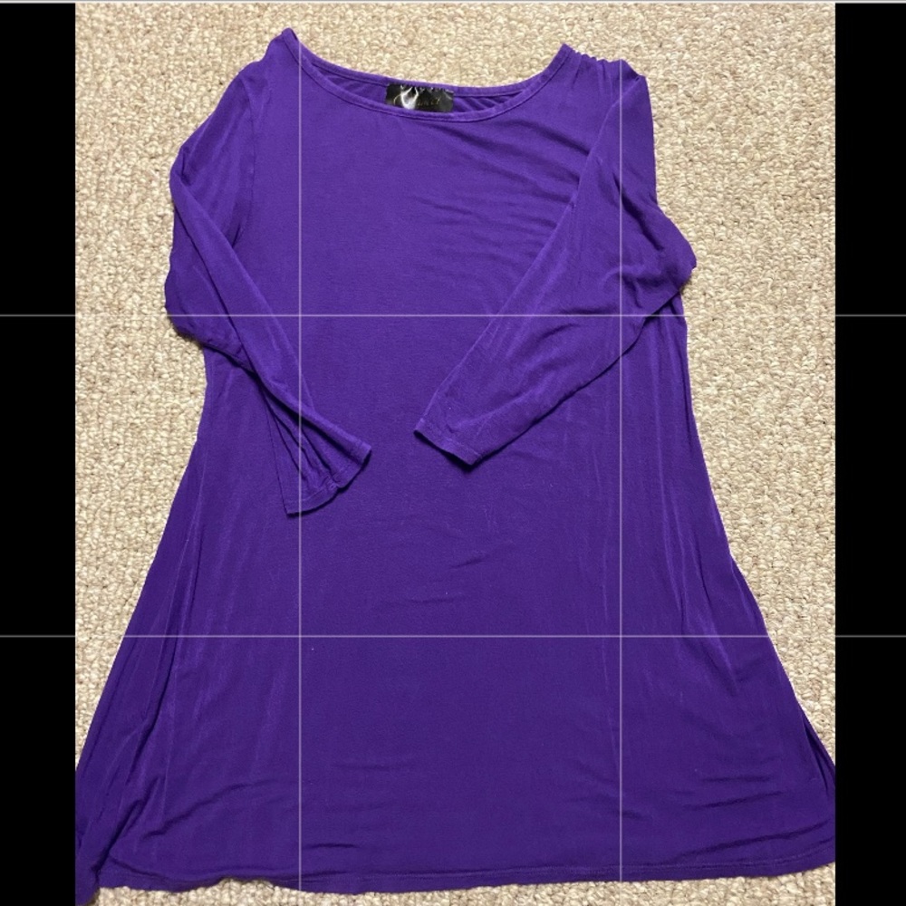 Tunic purple top- M